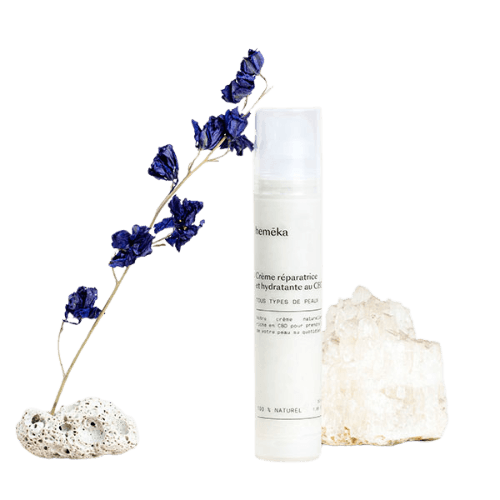 Crème réparatrice hydratante CBD 1% HEMEKA 50 ml 4