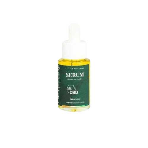 Sérum CBD visage Détentes Cellulaire 30ml L'atelier Populaire 2