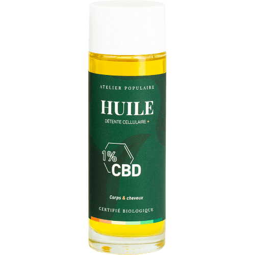 Huiles CBD Corp & cheveux 100ml détente cellulaire